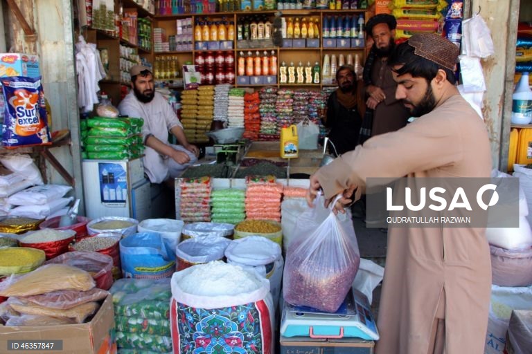 Afeganistão: Mercado tradicional em Kandahar