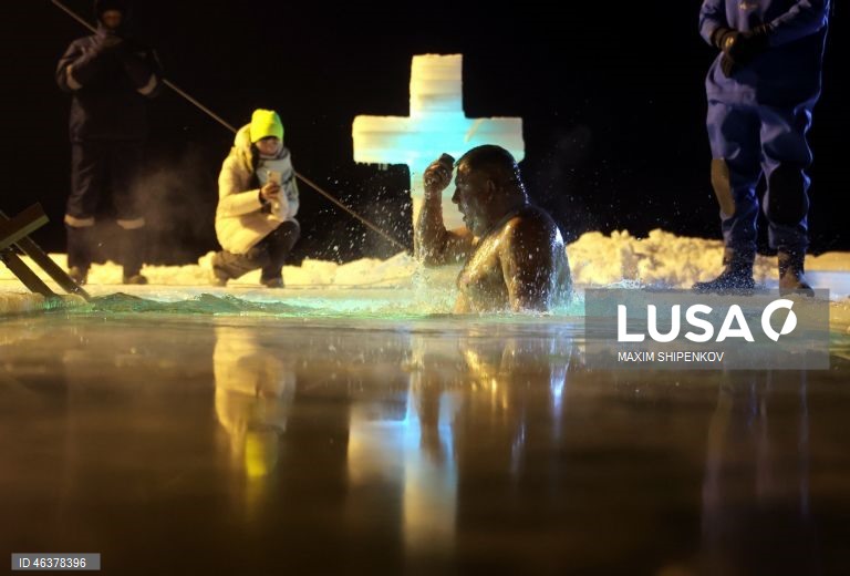 Rússia: Celebrações da Epifania ortodoxa em Moscovo