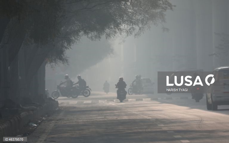 Nova Deli: Aumento do nível de poluição atmosférica