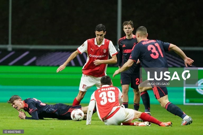 Futebol: Liga Europa - Sporting de Braga vs Nottingham Forest 