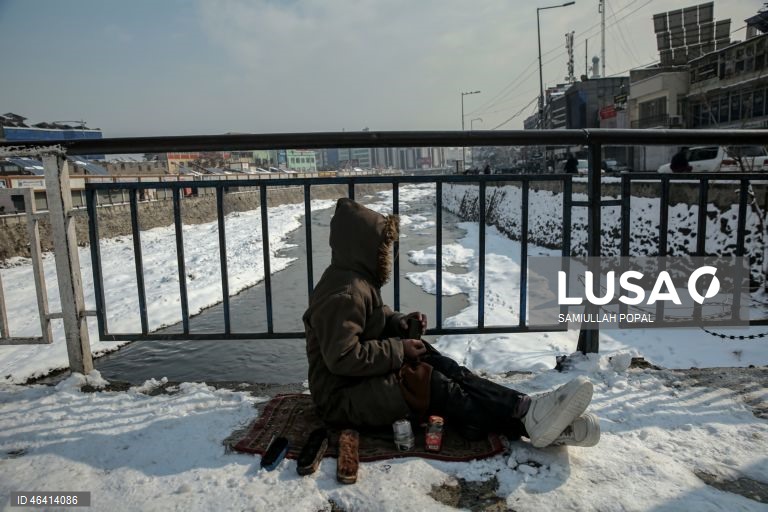 Afeganistão: Neve em Cabul