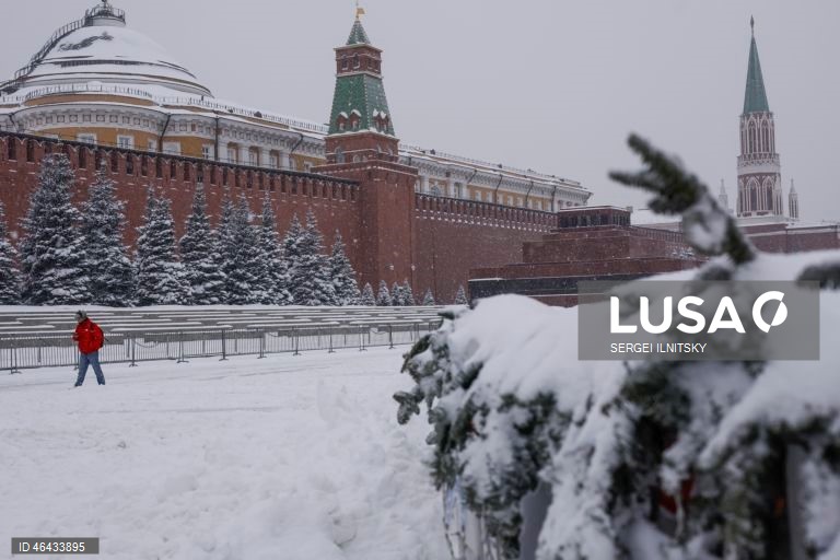 Rússia: Inverno em Moscovo