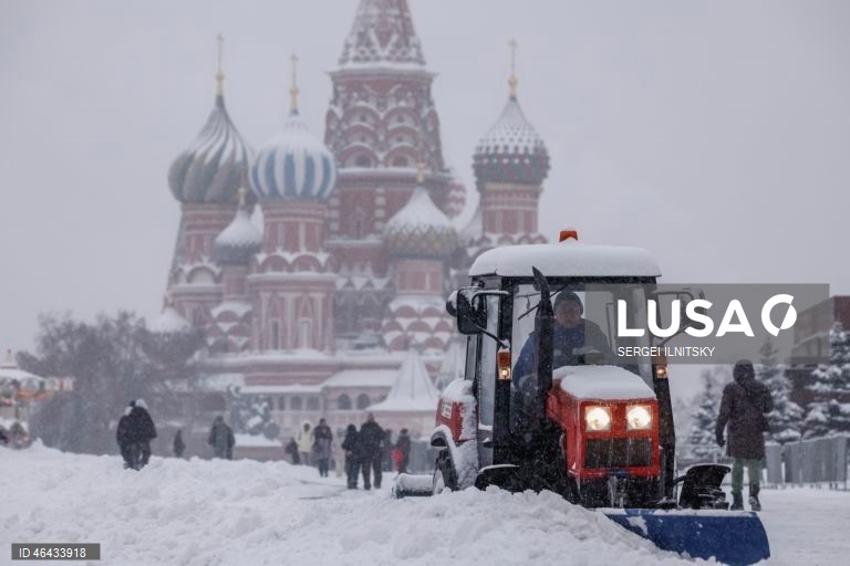 Rússia: Inverno em Moscovo