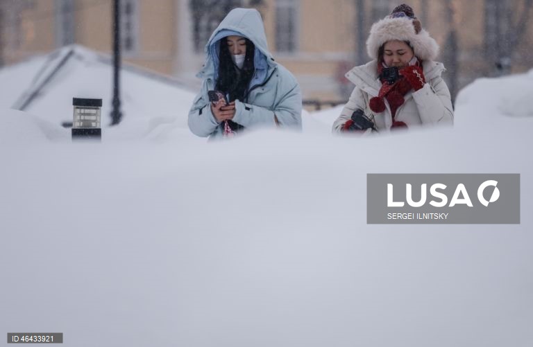 Rússia: Inverno em Moscovo