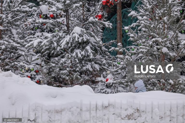 Rússia: Inverno em Moscovo