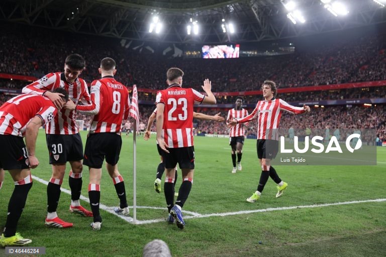 O Sporting apurou-se hoje para os oitavos de final da Liga dos Campeões de futebol, ao vencer o Athletic Bilbau, por 3-2, na última jornada da fase de liga, com um golo de Alisson Santos, aos 90+4 minutos.