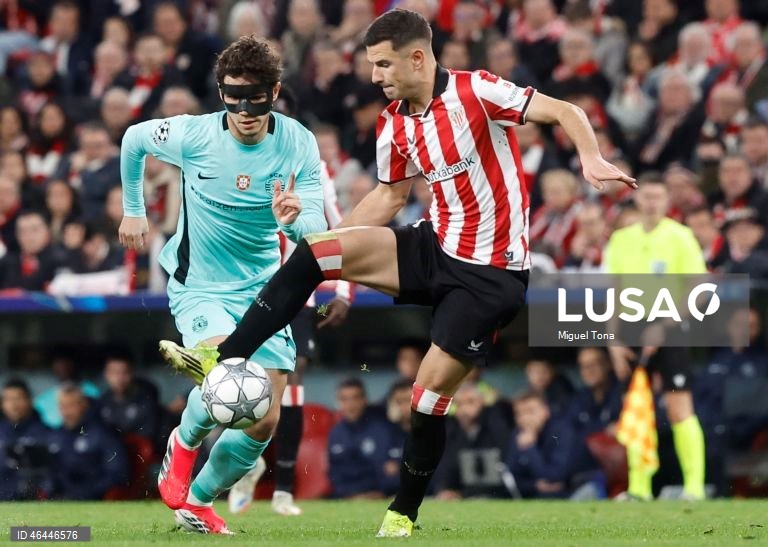 O Sporting apurou-se hoje para os oitavos de final da Liga dos Campeões de futebol, ao vencer o Athletic Bilbau, por 3-2, na última jornada da fase de liga, com um golo de Alisson Santos, aos 90+4 minutos.