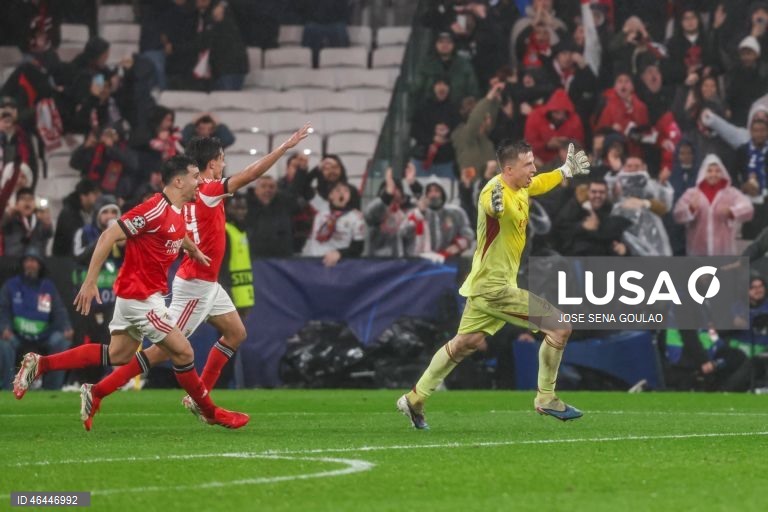 Um golo do guarda-redes Trubin, aos 90+8 minutos, qualificou hoje o Benfica para o play-off de acesso aos oitavos de final da Liga dos Campeões de futebol, garantindo um triunfo por 4-2 sobre o Real Madrid.