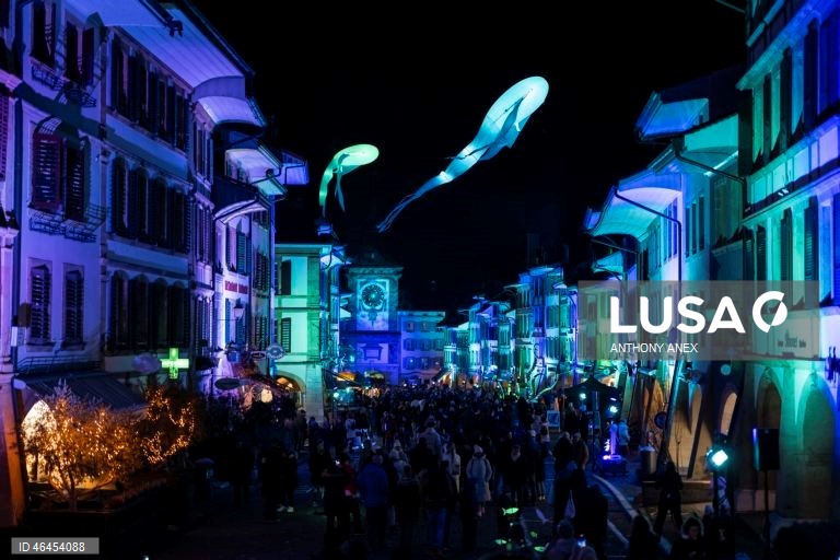 Suíça: 10.º Festival de Luzes nas ruas de Murten