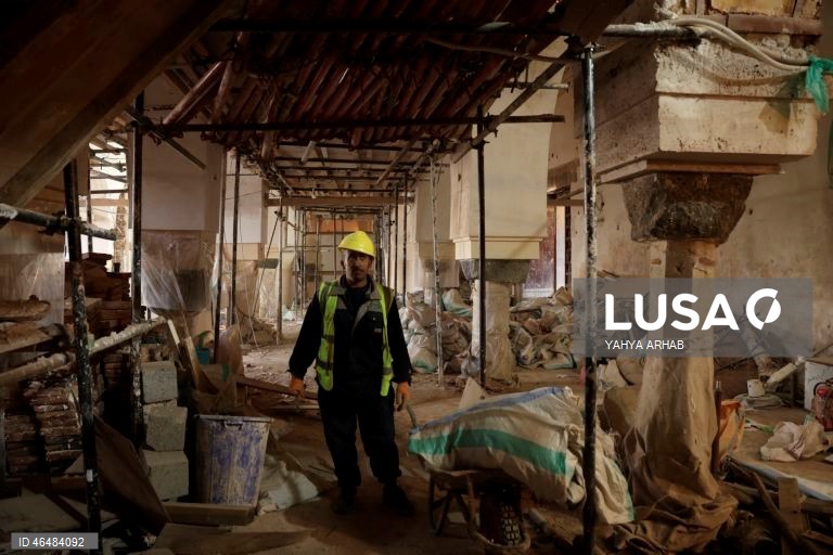 Iémen: Trabalhos de restauro da Grande Mesquita de Saná