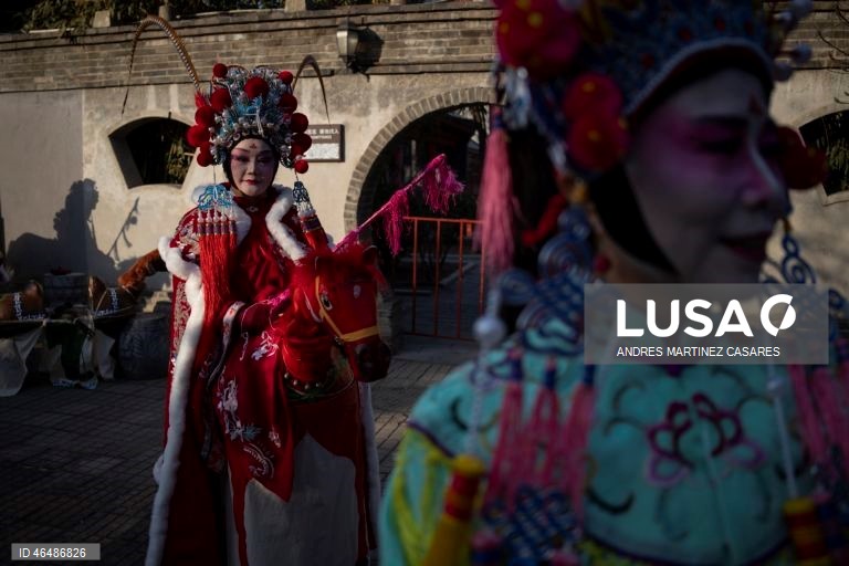 China: Início das celebrações da primavera em Pequim