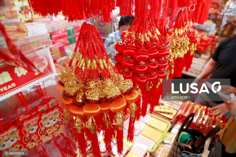Preparativos para o Ano Novo Lunar Chinês