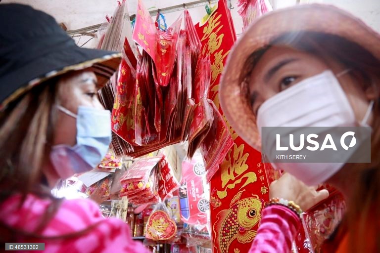 Preparativos para o Ano Novo Lunar Chinês