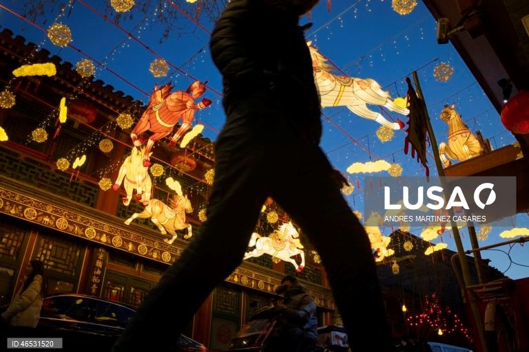 Preparativos para o Ano Novo Lunar Chinês