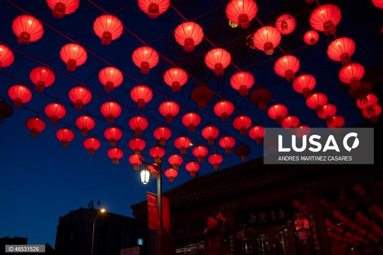 Preparativos para o Ano Novo Lunar Chinês