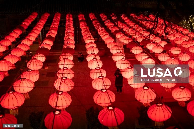 Preparativos para o Ano Novo Lunar Chinês