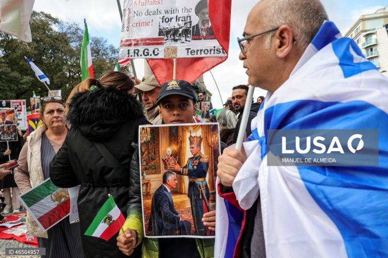 Lisboa: Manifestação contra regime iraniano