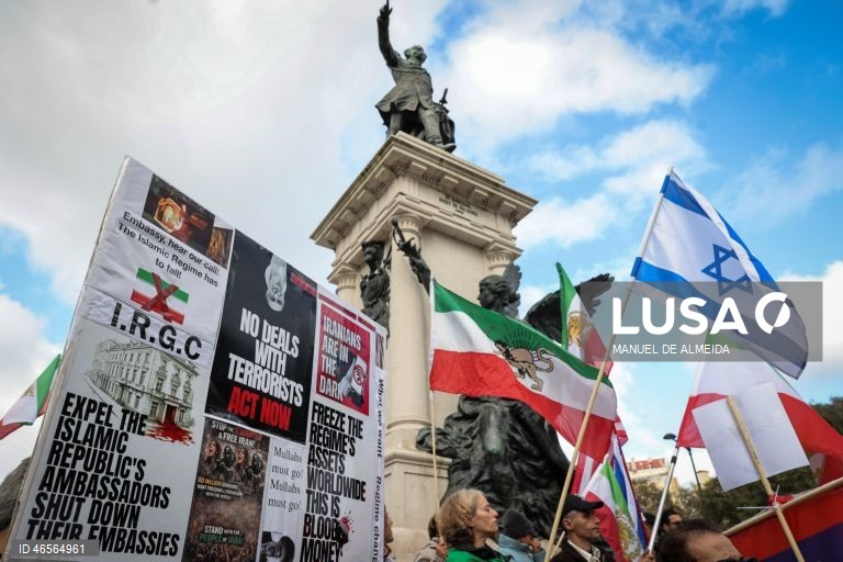 Lisboa: Manifestação contra regime iraniano