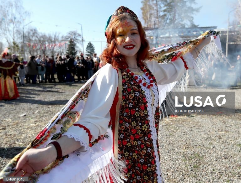 Festival Maslenitsa no Quirguistão