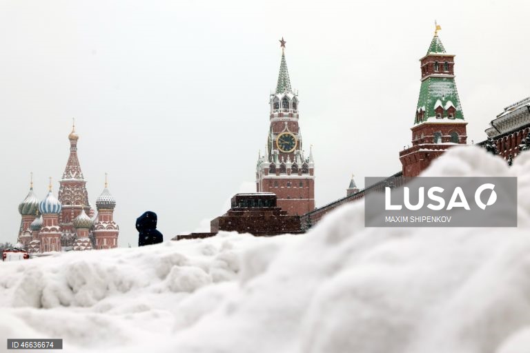 Rússia: Inverno em Moscovo