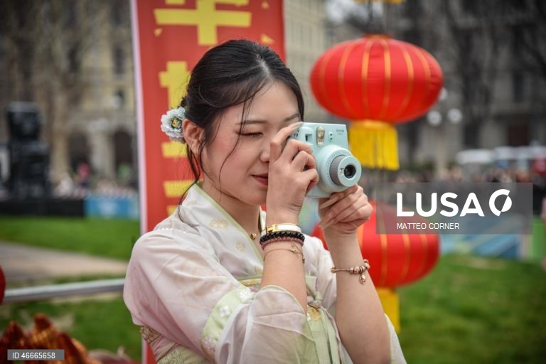 Itália: Celebrações do Ano Novo Lunar Chinês em Milão