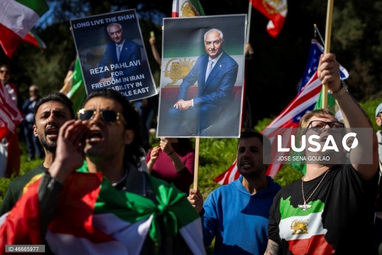 Manifestação de Iranianos em Lisboa