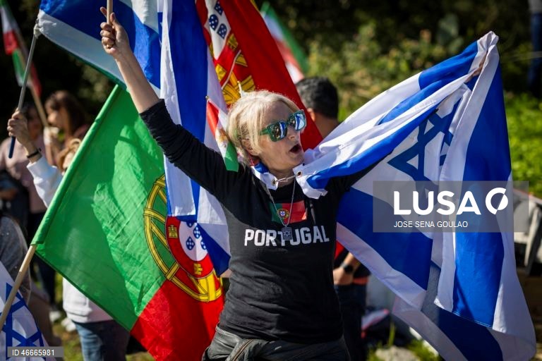 Manifestação de Iranianos em Lisboa