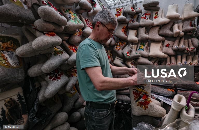 Moscovo: Artesanato popular da Rússia