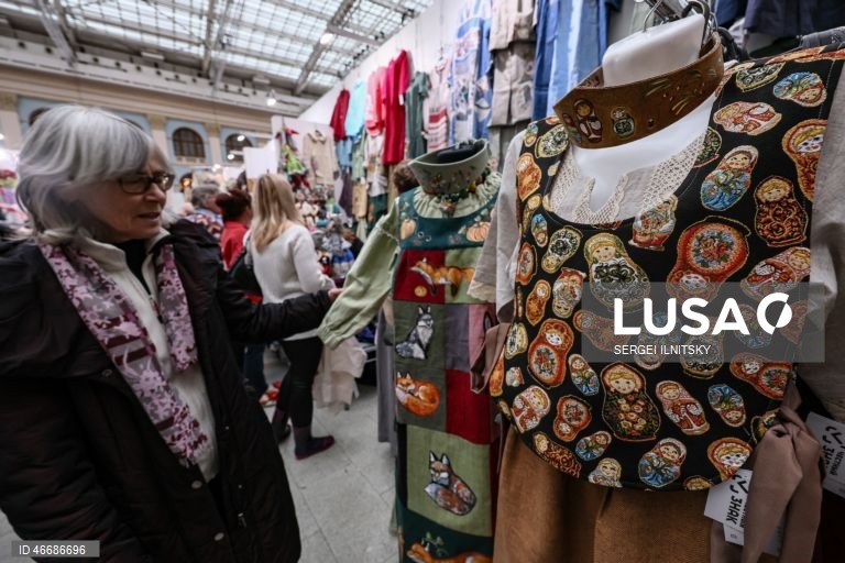 Moscovo: Artesanato popular da Rússia