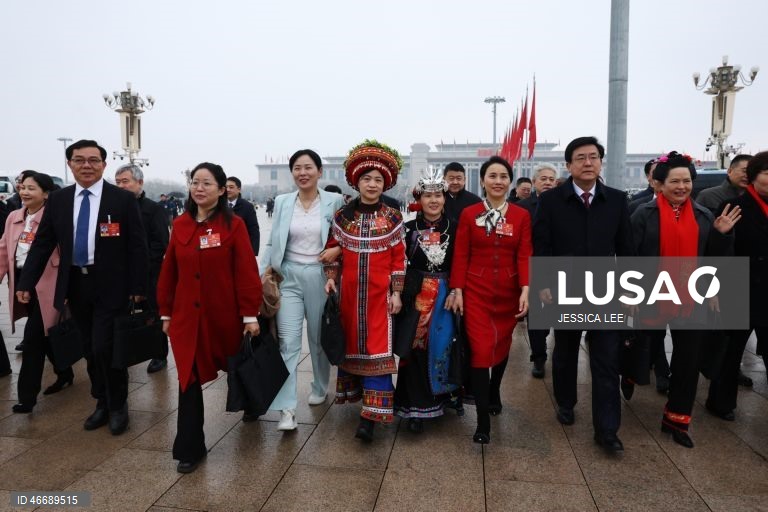 China: Cerimónia de abertura do Congresso Nacional do Povo (NPC)