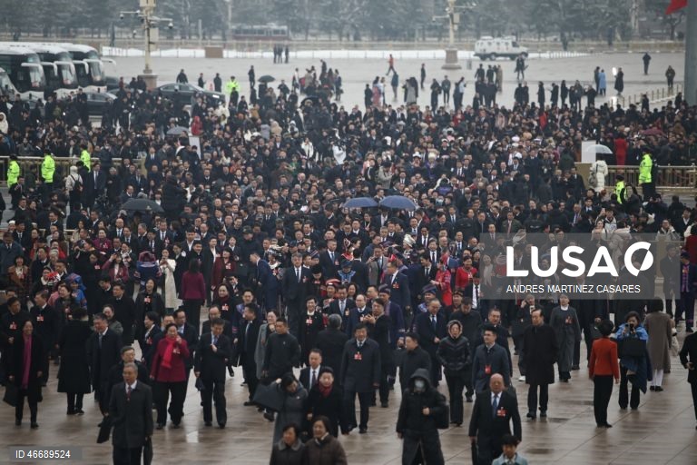China: Cerimónia de abertura do Congresso Nacional do Povo (NPC)