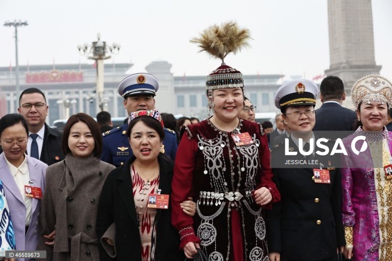China: Cerimónia de abertura do Congresso Nacional do Povo (NPC)