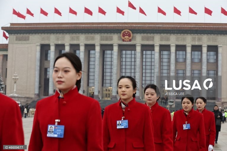 China: Cerimónia de abertura do Congresso Nacional do Povo (NPC)