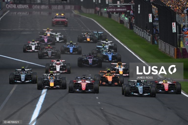 O piloto britânico George Russell (Mercedes) venceu hoje o Grande Prémio da Austrália de Fórmula 1, primeira prova da temporada e dos novos regulamentos técnicos, e é o primeiro líder do campeonato.