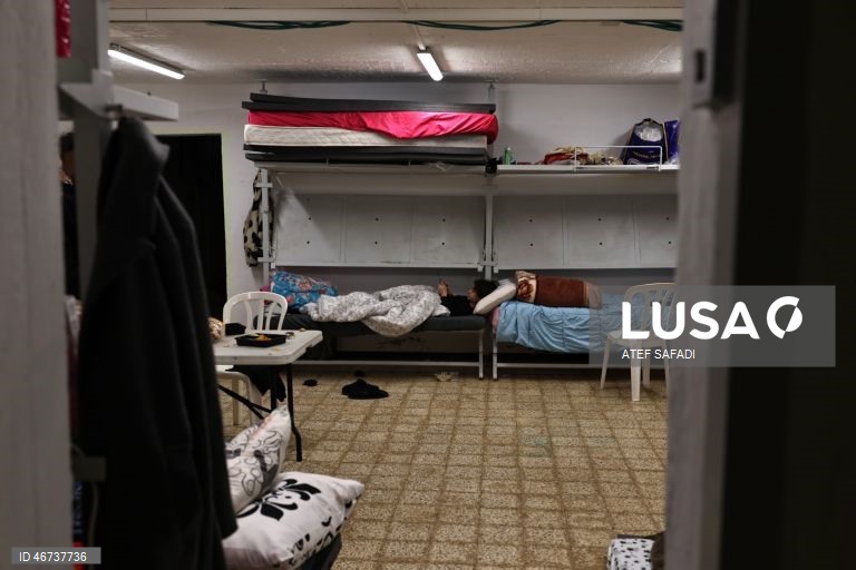 A vida quotidiana no norte de Israel durante o conflito regional em curso