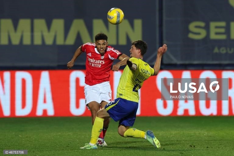 O Benfica visitou e venceu hoje o Arouca por 2-1, com uma reviravolta concretizada pelo avançado sérvio Ivanovic, aos 90+6 minutos, em encontro da 26.ª jornada da I Liga portuguesa de futebol.