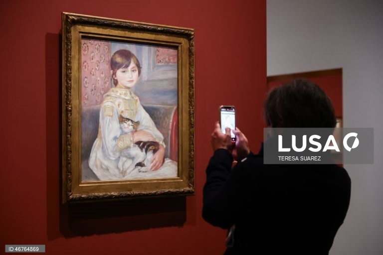 França: Exposição de Auguste Renoir no Museu d`Orsay em Paris
