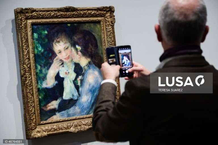 França: Exposição de Auguste Renoir no Museu d`Orsay em Paris