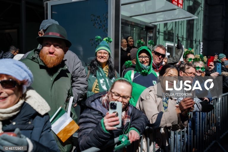 EUA: Celebração do Dia de St. Patrick em Nova Iorque