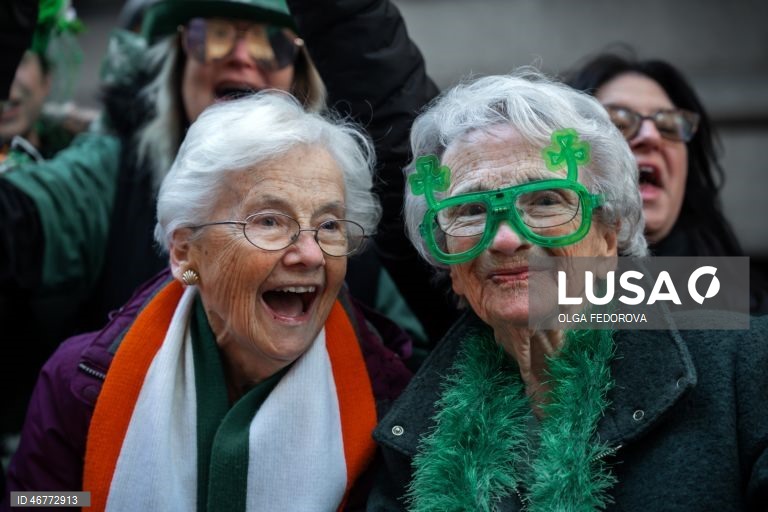 EUA: Celebração do Dia de St. Patrick em Nova Iorque