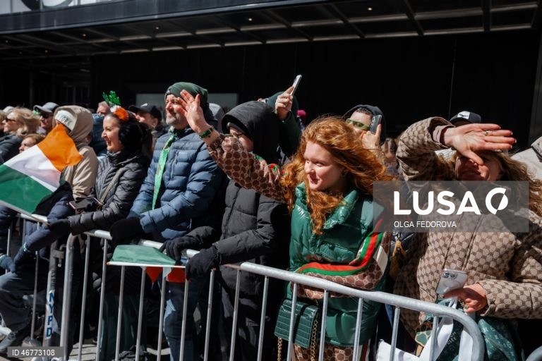 EUA: Celebração do Dia de St. Patrick em Nova Iorque