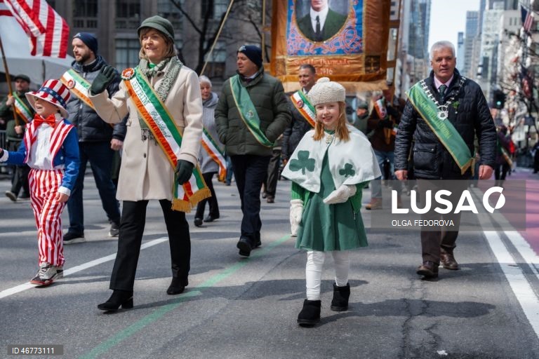 EUA: Celebração do Dia de St. Patrick em Nova Iorque
