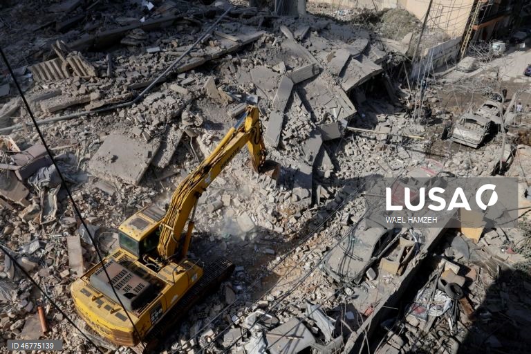 Ataque israelita atinge o bairro de Bashura, no centro de Beirute