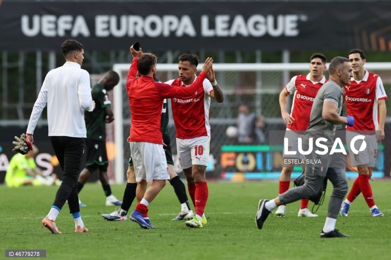 Futebol: Liga Europa - Sporting de Braga vs Ferencváros