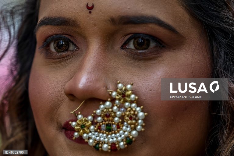 Índia: Procissão de Gudi Padwa que marca o Ano Novo de Maharashtra