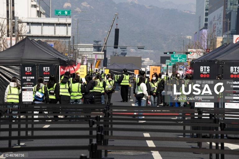 Concerto da banda sul-coreana BTS "The Comeback Live | Arirang" em Seul