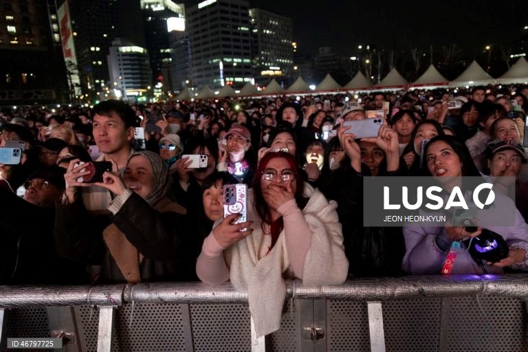 Concerto da banda sul-coreana BTS "The Comeback Live | Arirang" em Seul