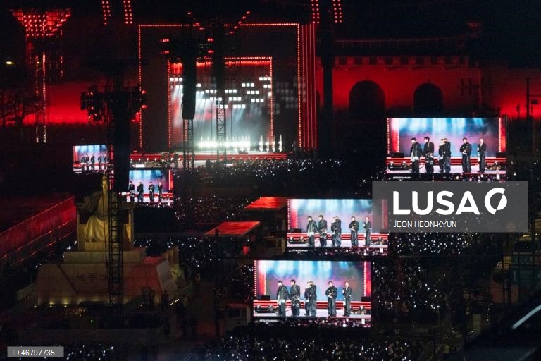 Concerto da banda sul-coreana BTS "The Comeback Live | Arirang" em Seul