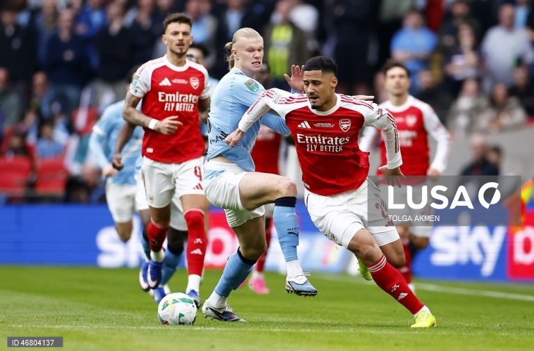 Final da Taça da Liga inglesa- Arsenal vs Manchester City