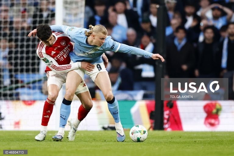 Final da Taça da Liga inglesa- Arsenal vs Manchester City